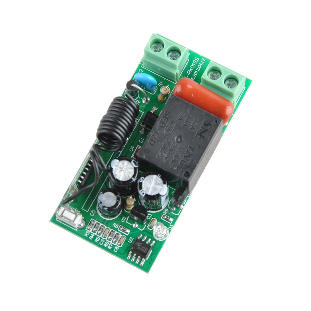 

4pcs /lot AC 220V 1CH 10A Wireless Remote Lighting Switch High Quality Receiver 315mhz 433.92mhz Select
