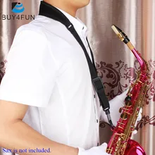 Регулируемый саксофон Саксофон шейный ремень из хлопка и нейлона мягкий с застежкой на крючок легкий и компактный