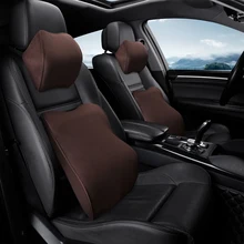 KKYSYELVA подголовник для сиденья автомобиля поясничная подушка для шеи поддержка памяти задняя подушка поддержка s Эргономика авто аксессуары Талия