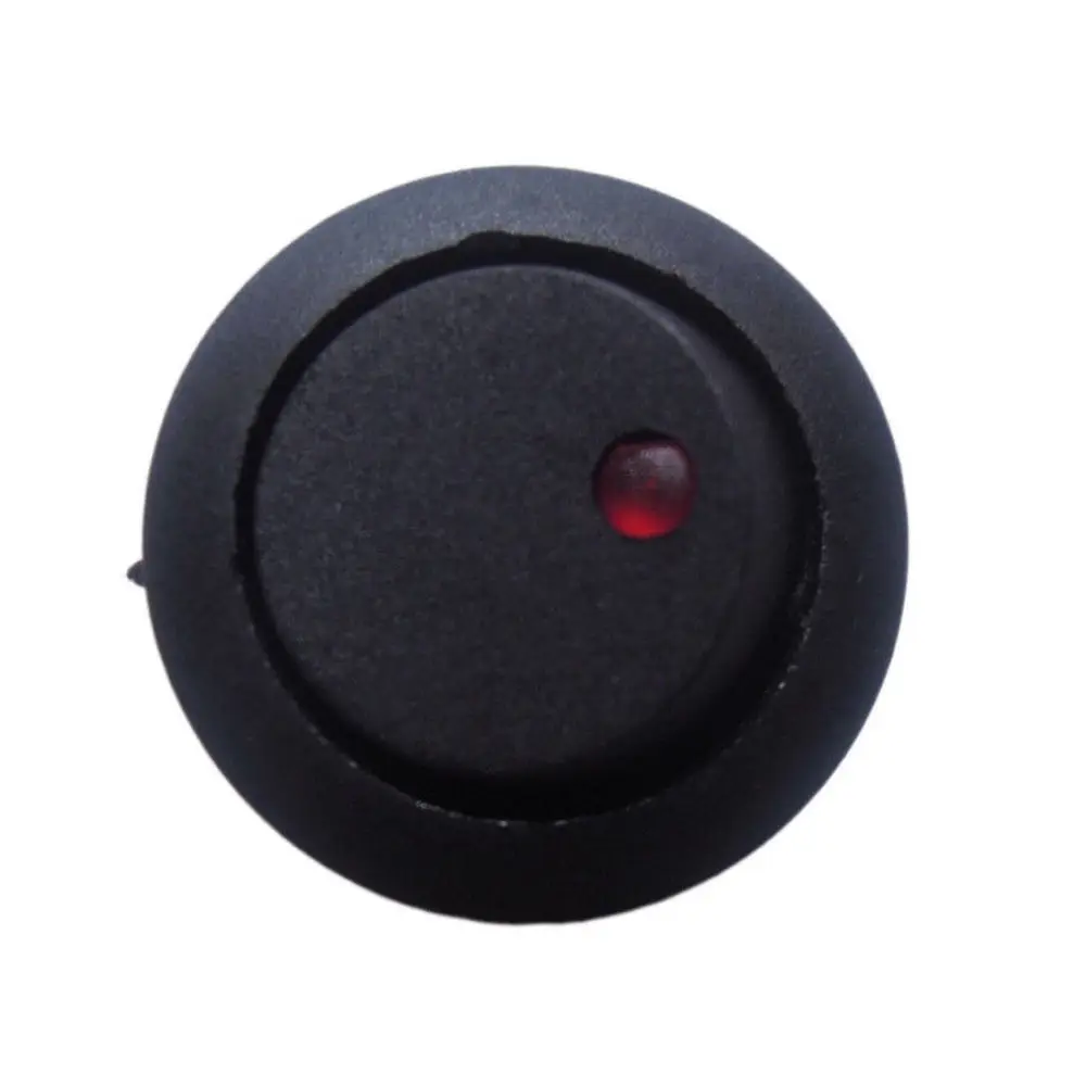 

5Pcs/Lot Blue Mini 12V LED Dot Light Car Auto Boat Round Rocker ON-OFF Toggle Switch