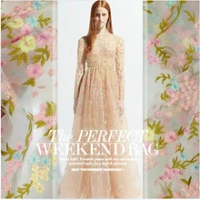 Цвет розовый цветочные кружева органза с вышивкой платье и другие высококачественные пользовательские ткани