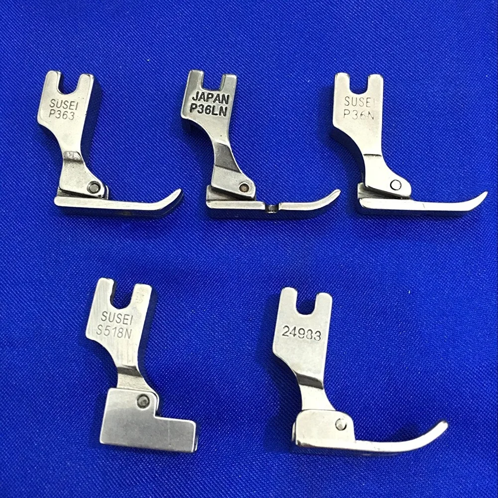 5pcs Presser Feet For Juki Industrial Sewing Machine S518n P36ln P36n