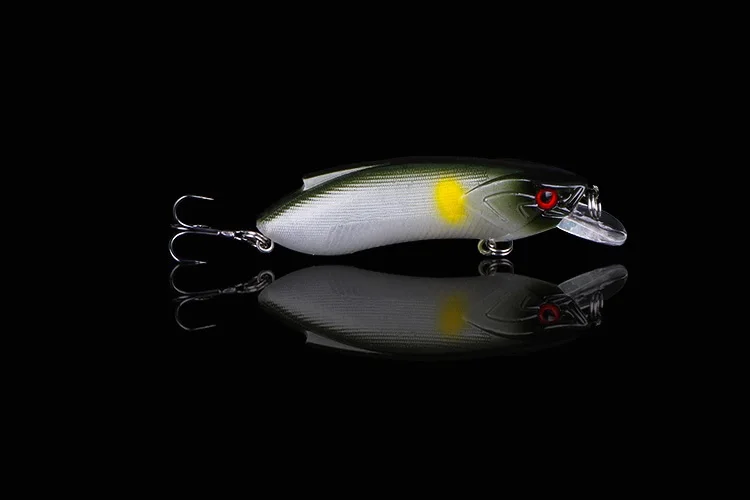 NEW 80mm 16g Minnow Stream Fishing lure Mini Trout baits small whopper vibrating light sinking micro fish crankbait japan winter