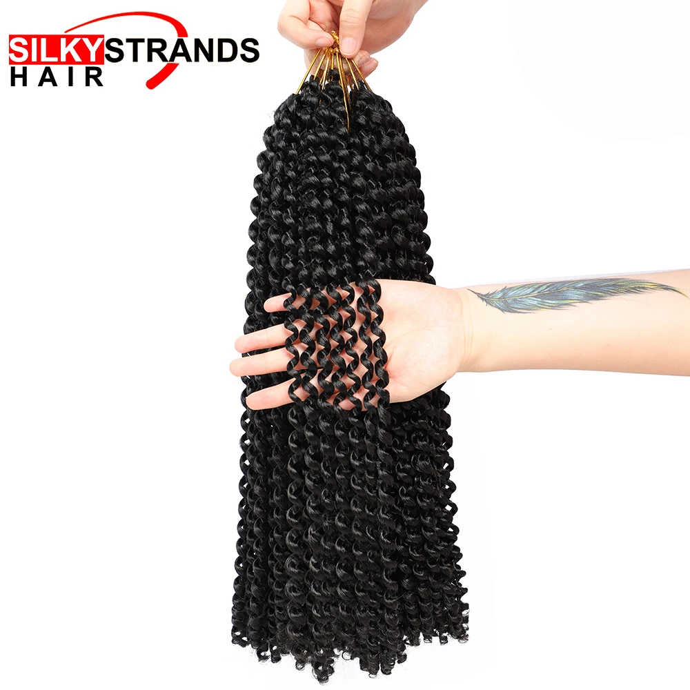 

18 inch Passion Twist Crochet Hair Extension Synthetic Pre Looped Fluffy Twist Crochet Braids Passion Twist Braiding Hair Ombre