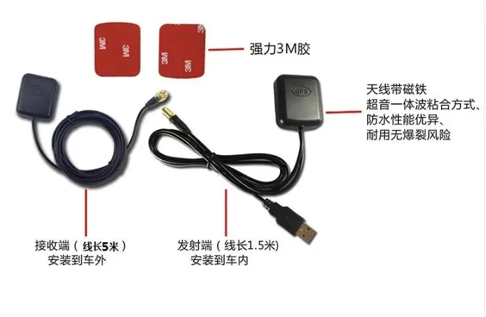 Полный комплект Автомобильный GPS усилитель сигнала антенны Усилитель gps-сигнала