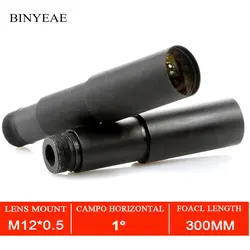 BINYEAE 300 мм объектив камеры видеонаблюдения 1/3 "формат изображения длинные расстояния M12 крепление Горизонтальный угол обзора 1.15D