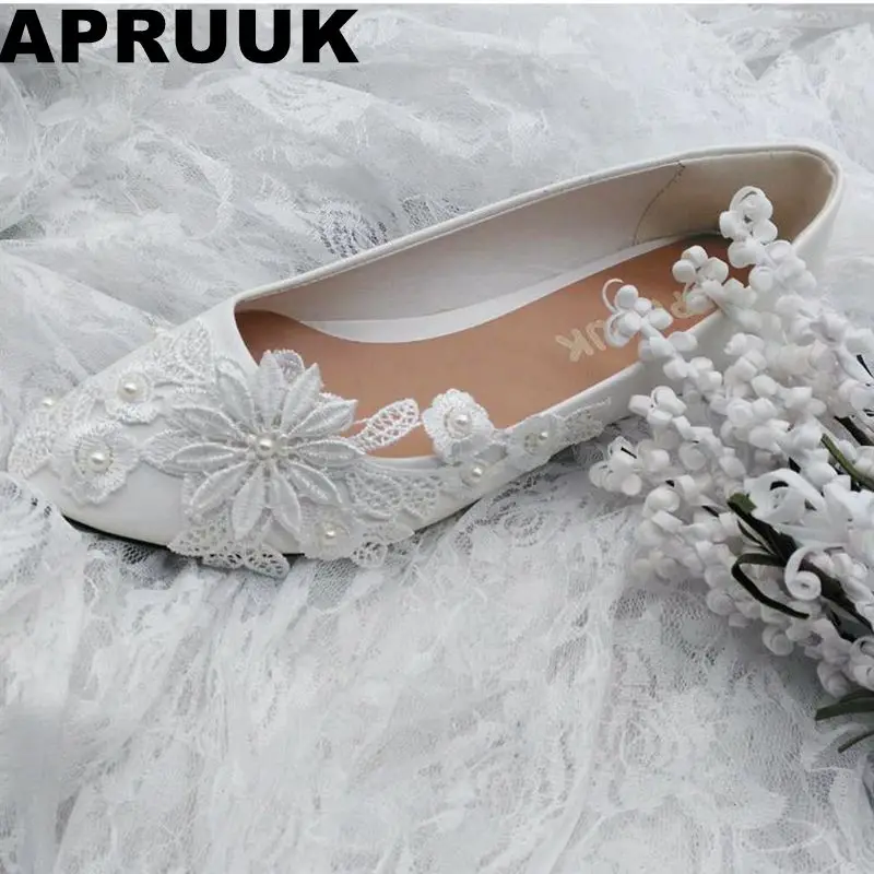 ivory flats for bride