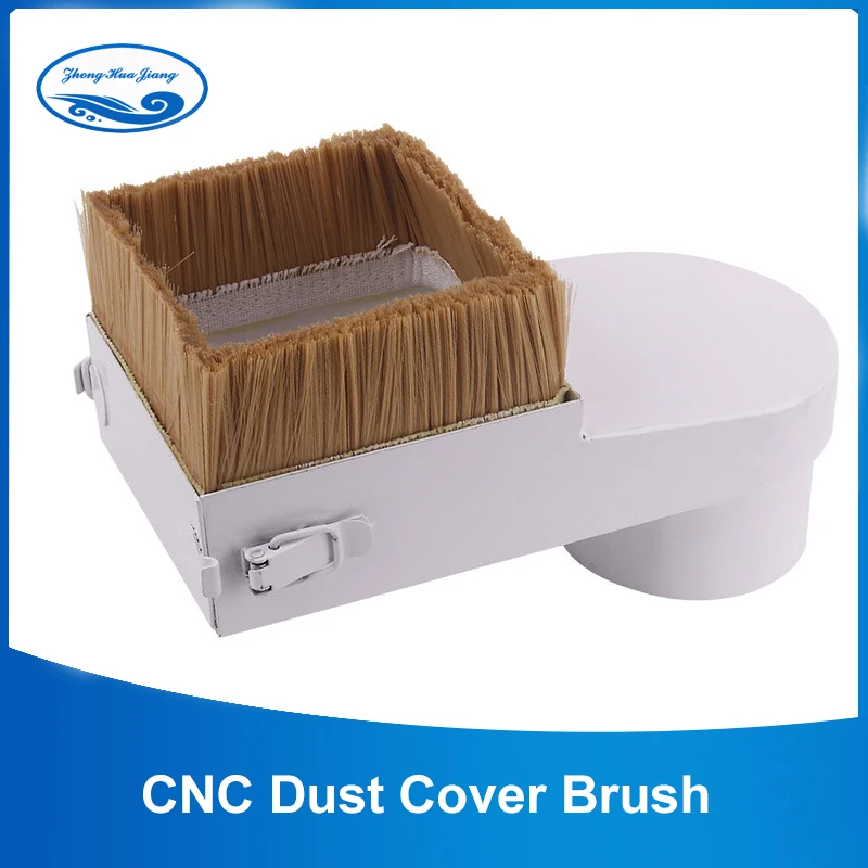 

CNC Dust Cover Brush 65mm/70mm/85mm/90mm/100mm /105mm/125mm Diameter Vaccumn Cleaner Easy Clearing For CNC Milling Machine