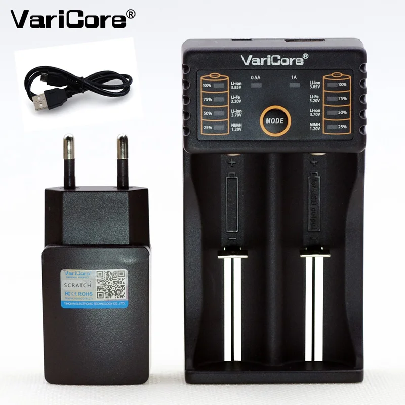2019 Новый VariCore V20i 1 2 V / 3 V/3 7 V/4 25 18650/26650/18350/16340/18500/зарядное устройство для никель