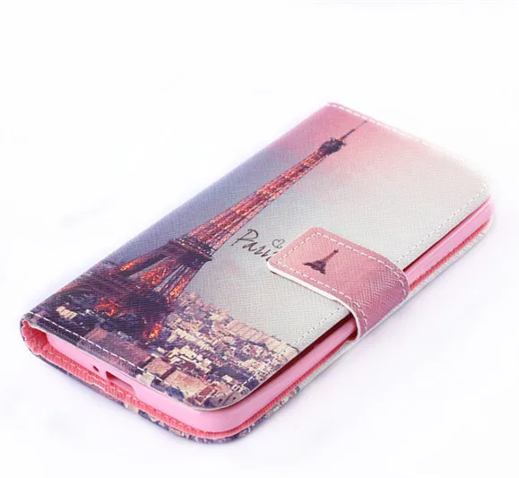 Роскошные два боковых Чехол-Бумажник для телефона цветок розы, башня Pattern Флип кожаный чехол для Xiaomi Redmi 3 Pro 3s Note3 Примечание 4X - Цвет: 01TOWER