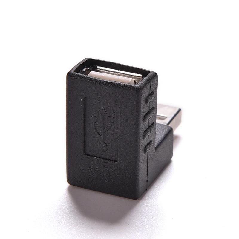 USB 2 0 прямоугольный адаптер угол 90 градусов A штекер адаптера для ноутбука