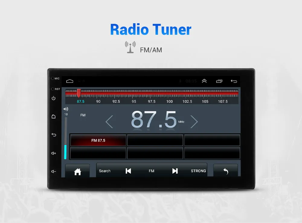 Sale 2din Android GPS Navigation Car Radio MP5 Player For VW Toyota Universal USB Audio Players Bluetooth Support OBD TPMS DVR WiFi 8