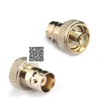 

50pc SMA To BNC SMA-F To BNC-F Adapter For Wouxun Kenwood