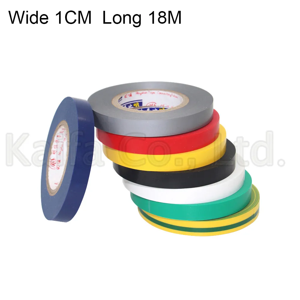 1CM ( 10mm ) Wide Electrical tape Insulation Tape Waterproof PVC
