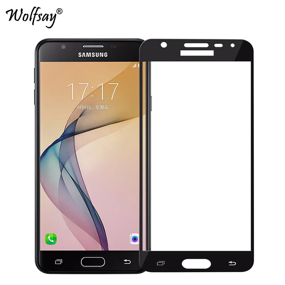 Защитная пленка для экрана стекла Samsung Galaxy J2 2016 закаленное стекло J210 полное