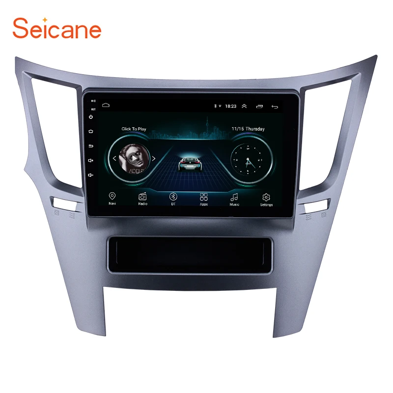 Seicane автомобильный Радио Мультимедиа Видео плеер навигация gps Android 8,1 для Subaru Outback 2010 2011 2012- Поддержка Зеркало Ссылка