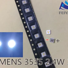 2000 люменов светодиодный с откидной подсветкой светодиодный 2,4 Вт 3 в 3535 холодный белый 153LM ЖК-подсветка для ТВ приложения