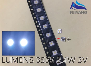 

2000PCS LUMENS LED Backlight Flip-Chip LED 2.4W 3V 3535 Cool white 153LM LCD Backlight for TV TV Application