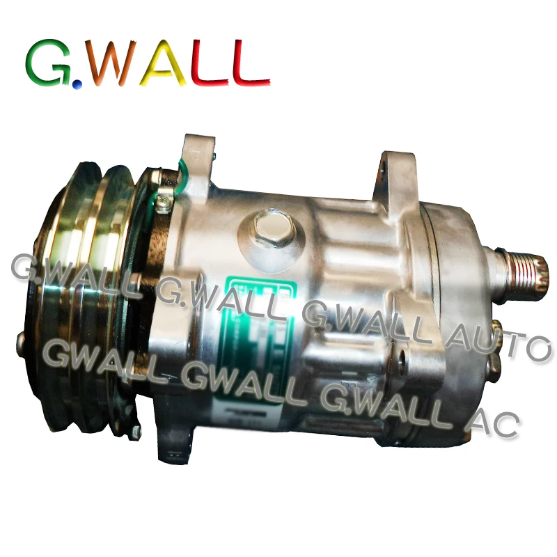 

Sanden SD7H15 Model S8264 AC Compressor With Clutch. R134a. 24V. 7 Piston. 150CC AIR CONDITIONING AC COMPRESSOR