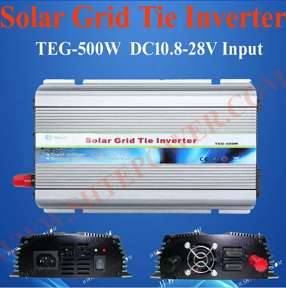 

Grid Tie Inverter 500W DC 10.8-28V to AC 220V 230V 240V Inverter For Home Use