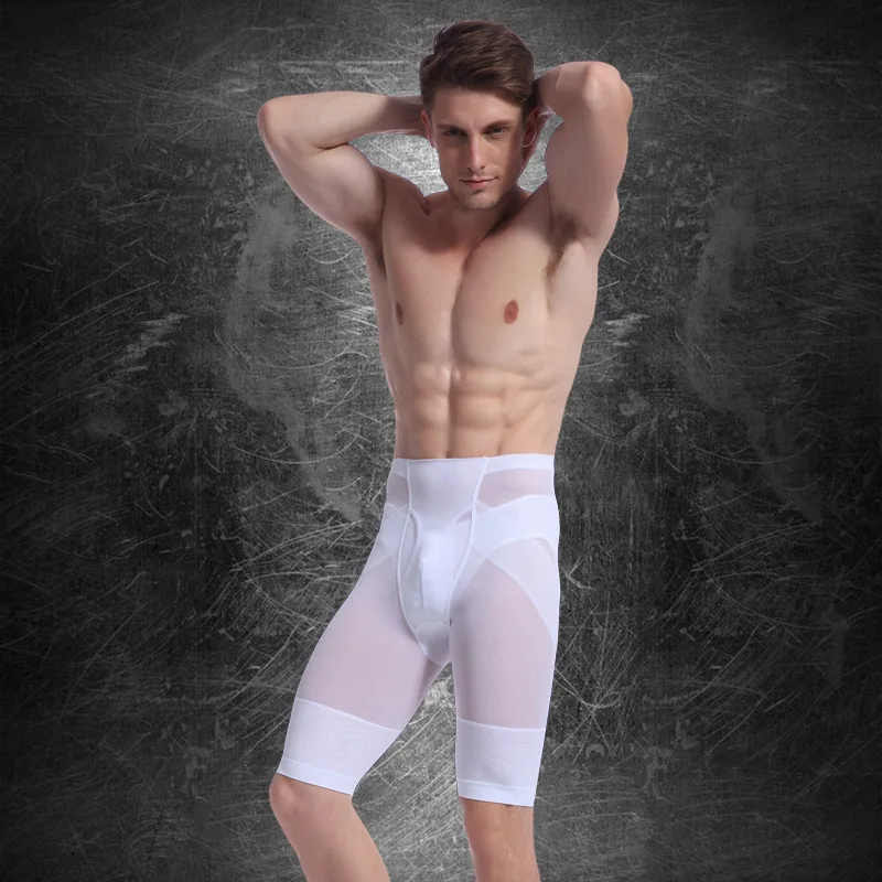 

New Arrival Men Belly Slim Shorts Body Shaper Workout Gym Slimming Leggings Shorts Mens Bodysuit Waist Exercise Corsets For Men