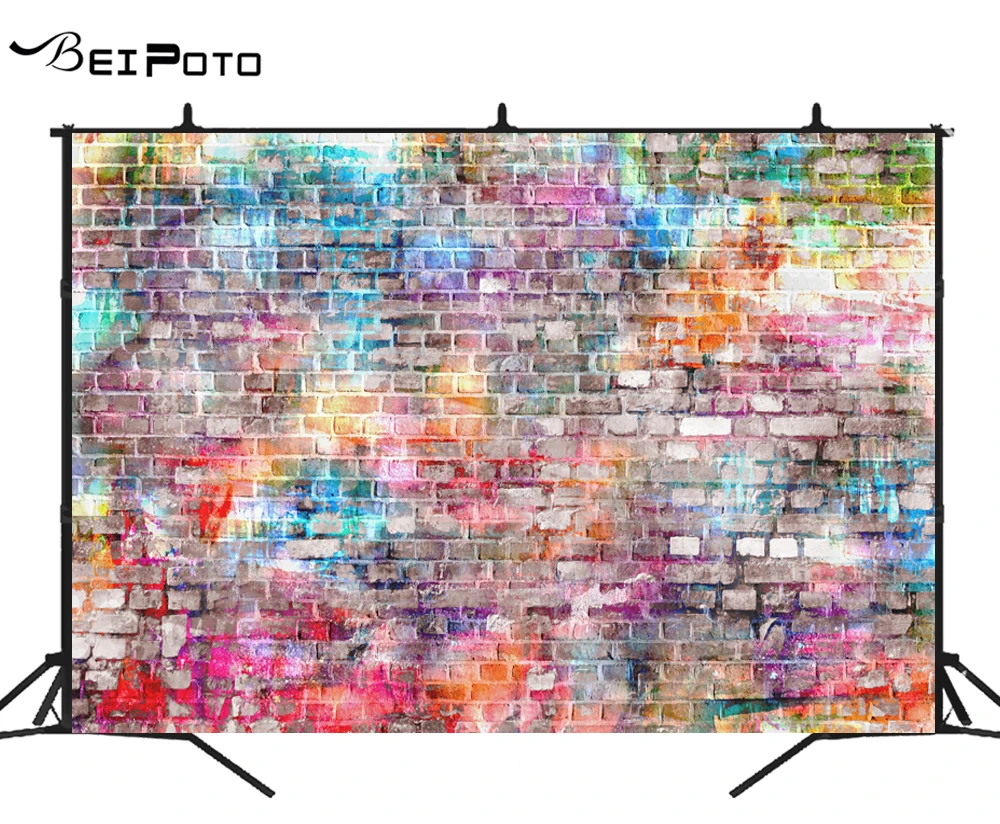 BEIPOTO граффити красочные фотообои для студийной фотосъемки ПОРТРЕТНАЯ ФОТОГРАФИЯ