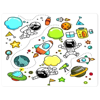 

HommomH Blanket Throw Comfort Warm Soft Plush Throw For Sofa Cool Astronaut Spacecraft Space Station
