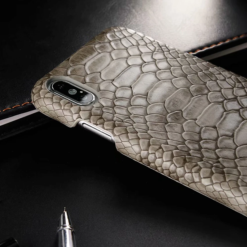 snake pu leather case (3)