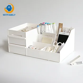 

European Plus Size Cosmetic Storage Box Plastic Desktop Storage Box Drawer Storage Box To Clean The Storage Box