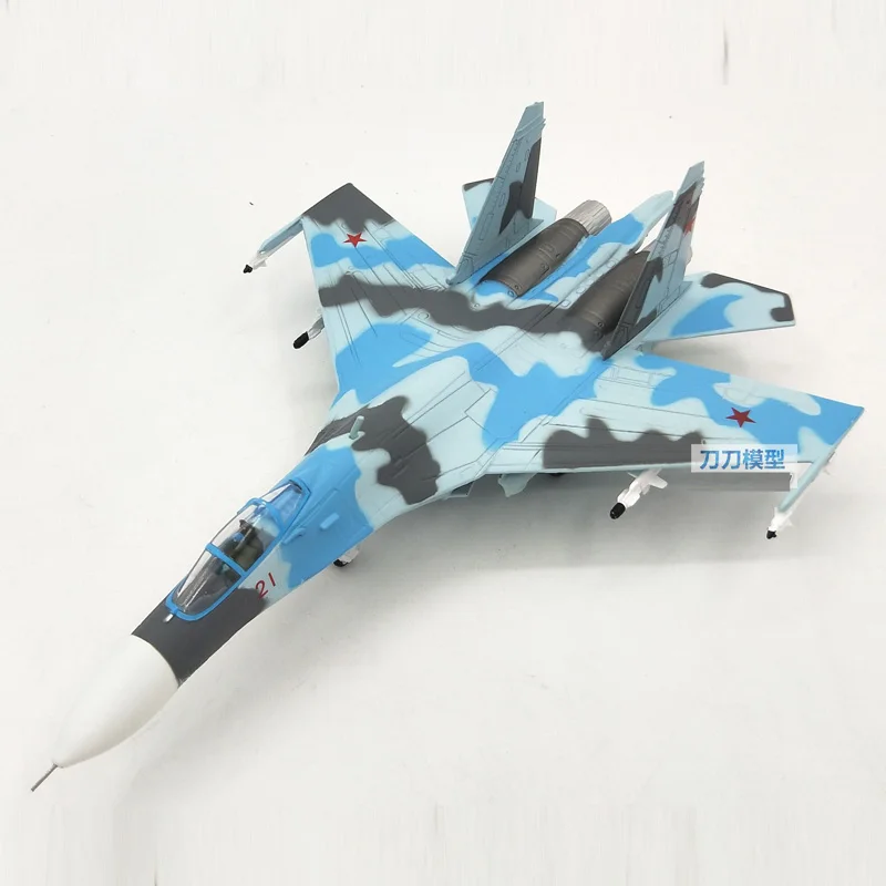 Амер русский SU-27SK Sukhoi Su-27 истребители 1/100 Готовая модель из сплава игрушка для сбора подарка