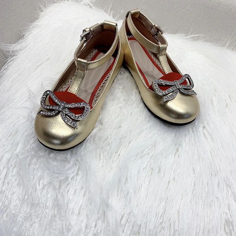 

girls shoes Princess bow shine baby girls shoes