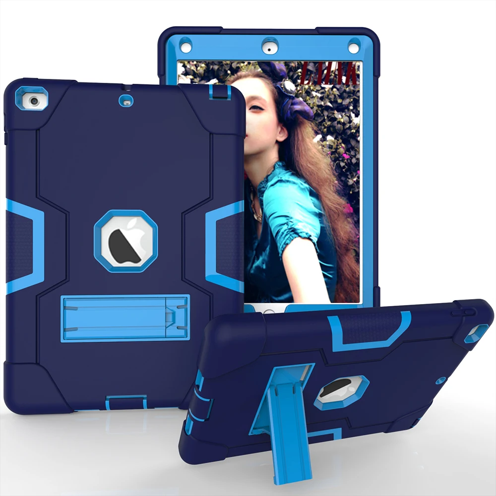 Безопасный Чехол подставка для apple ipad 9 7 2017 противоударный сверхпрочный