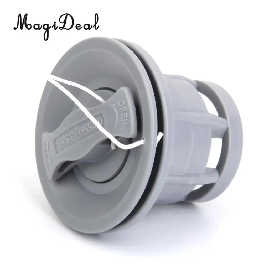 MagiDeal MagiDeal Air Valve Inflatable Boat Tender Raft Dinghy Kayak Canoe Grey for Inflatable Fishing Boat Yacht Accessories
