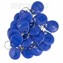 20pce/lot EM4305 перезаписываемый пластиковый rfid брелок LF Брелок 125 кГц