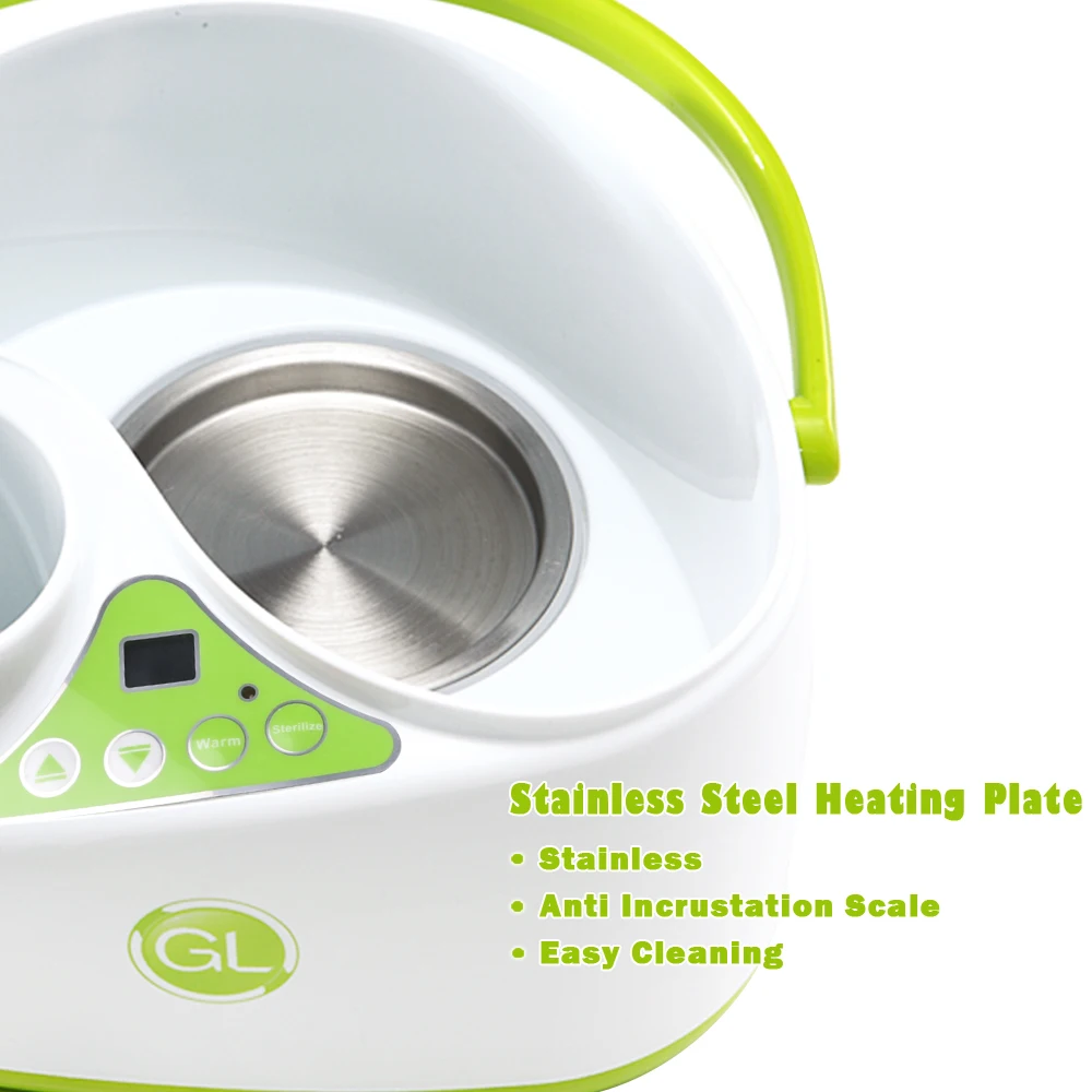 GL Baby Milk Warmer Bottle Sterilizer 2 in 1 Mufti-Function Electronic Smart Food Steam Heating Milk Heat Disinfection For Baby