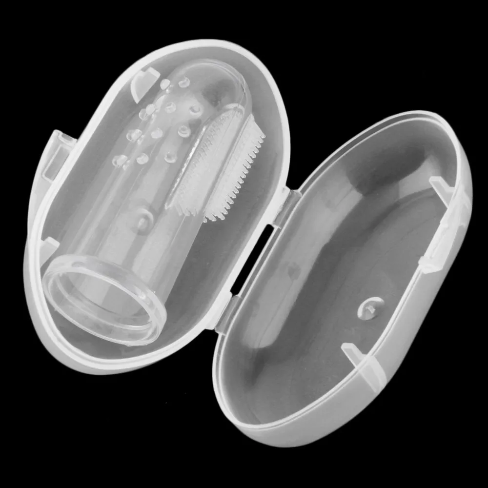 1Pcs Useful healthy Kids Baby Infant Soft Silicone Finger Toothbrush Teeth Rubber Massager Brush 1Pcs Useful healthy Kids Baby Infant Soft Silicone Finger Toothbrush Teeth Rubber Massager Brush
