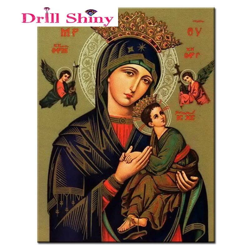 

Diamond mosaic full square diamond embroidery beads religion diamond cross stitch handwork painting Home Decor