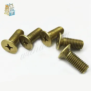 

20PCS Copper Countersunk Head Screws M2* 4/5/6/8/10/12mm GB819