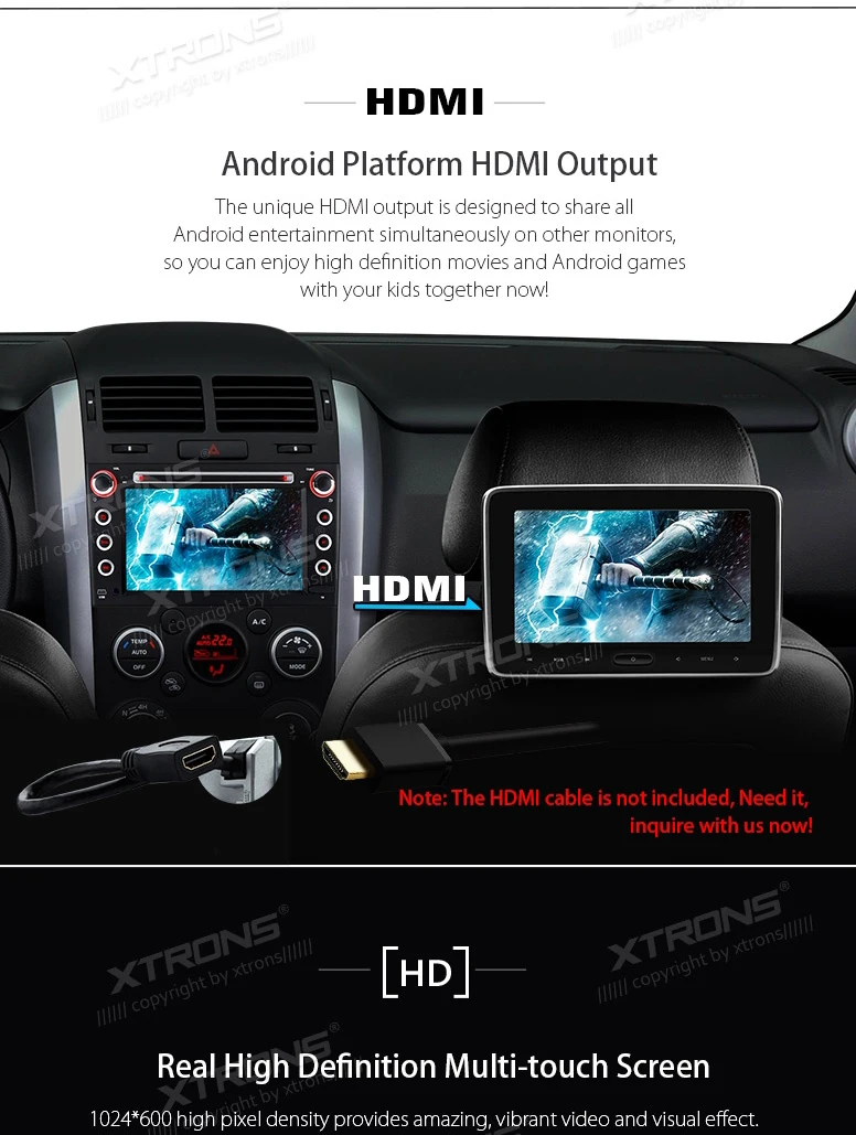 Excellent 7" Quad-Core Android 7.1 Nougat OS Car DVD for Suzuki Grand Vitara 2005-2013 with 2GB RAM 16GB ROM & Multi-Window View Support 6