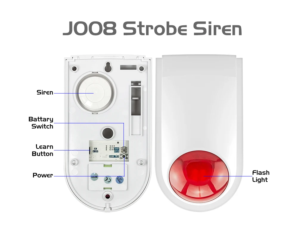 J008 Strobe Siren