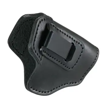 

NEW Guns Holster Portable Lightweight Hunting Gear Holder Bag Carry Holsters Guns Bag Handguns Leather Concealed Bag with Clip