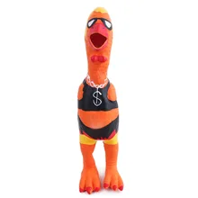 New Design Pet Dog Cat Toys Chew Rubber Chicken Sound Toys For Dog Pet Mascotas Perros Honden Speelgoed Hund Cani Chien 23cm