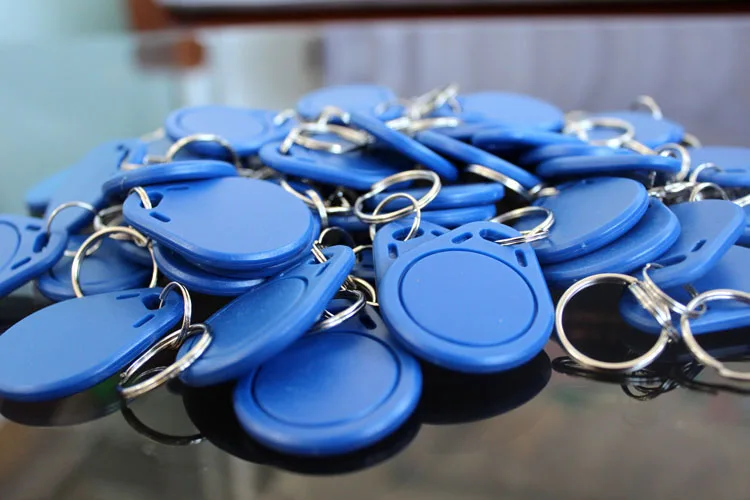 100pcs 13.56Mhz RFID Keyfob Proximity Tags F08 1K Key Ring Token NFC Tag for Access Control | Безопасность и защита
