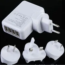 4 Порты 2A Портативный Главная Путешествия стены USB Зарядное устройство адаптер для iPhone Samsung Ipod