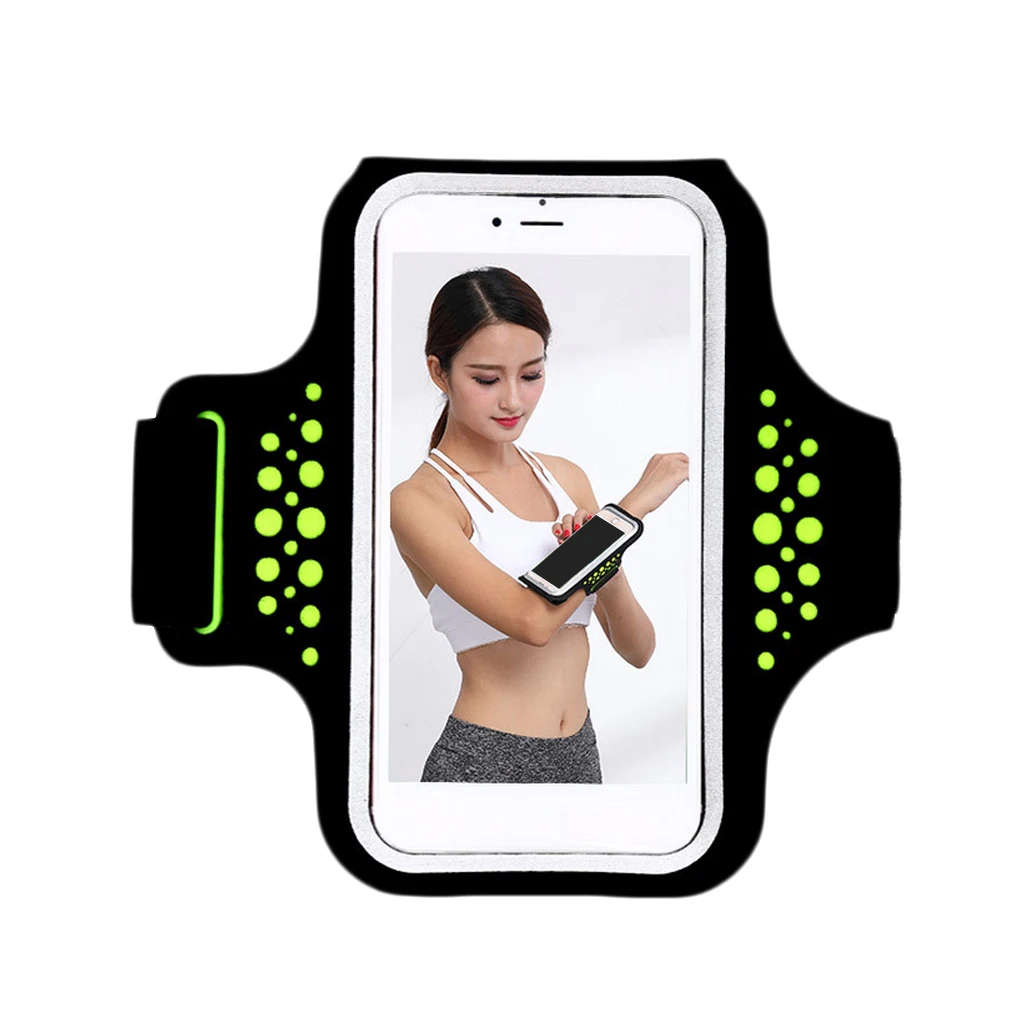 Cellphone Holder Arm Running Bag Sports Double Pockets Wrist Pack Anti-light Fitness Gym Pockets Outdoor for iPhone 6 7 8 X Plus
