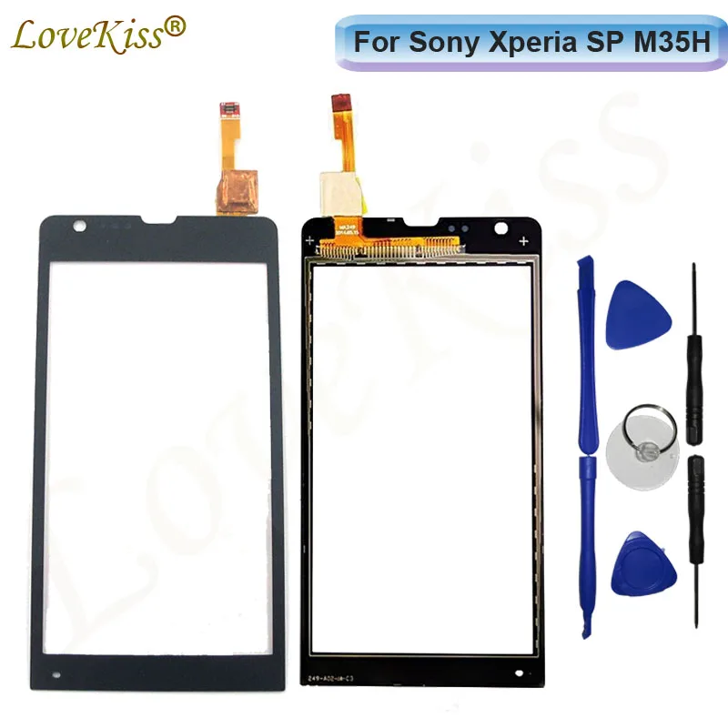 Передняя панель сенсорный экран для Sony Xperia SP M35 M35h M35i C5302 C5303 ЖК дисплей дигитайзер