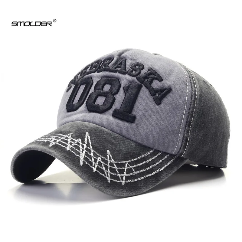 

[SMOLDER] 2018 Popular Fashion Brand New Baseball Cap Men Women Casual Fitted Snapback Hats Letter Hip Hop Caps Adjustable