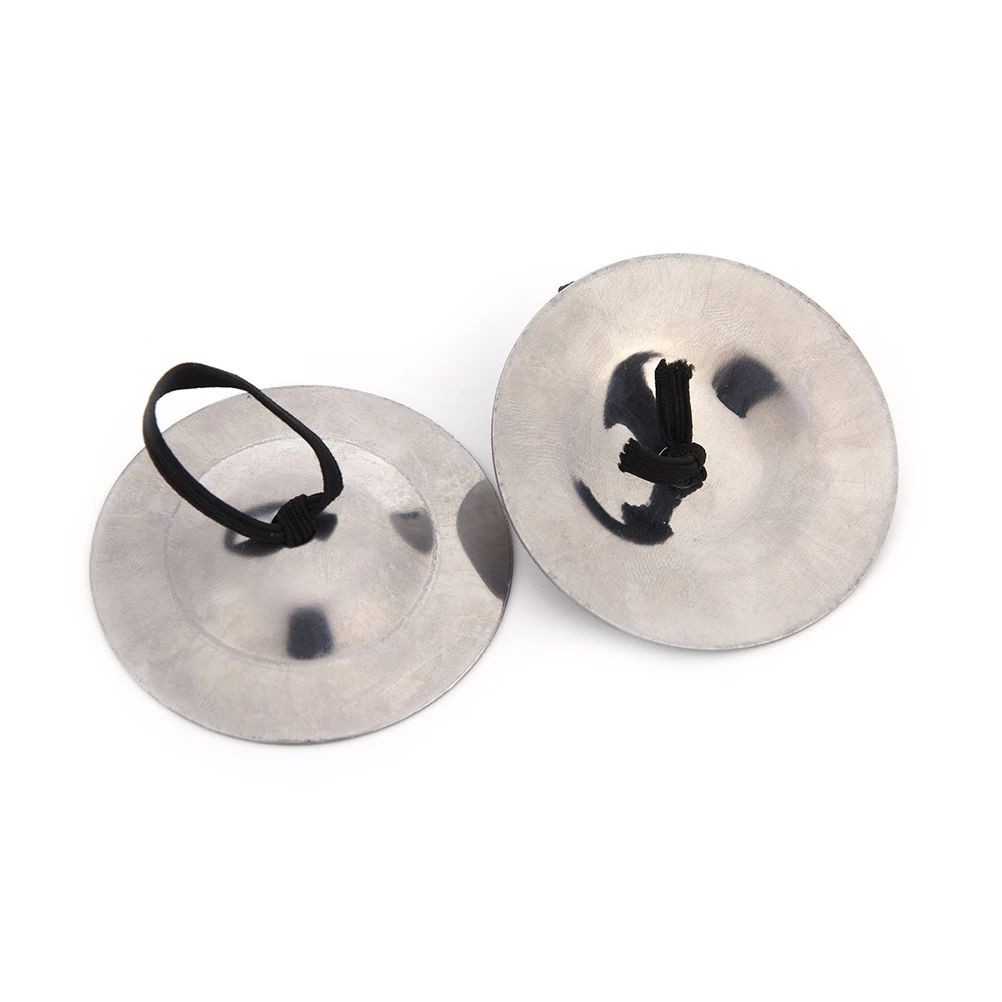 

Hot Sale 2pcs of Belly Dance Texture Pattern Finger Cymbals ZillsMusical Instrument Parts & Accessories