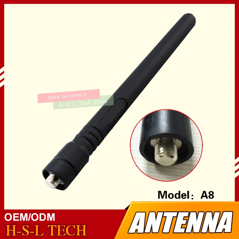 

Walkie Talkie Rubber Antenna 136-174Mhz VHF MOTO Type Interface Antenna For Motorola GP3688 GP88S GP2000 GP328 MagOne A8 A6 A8D