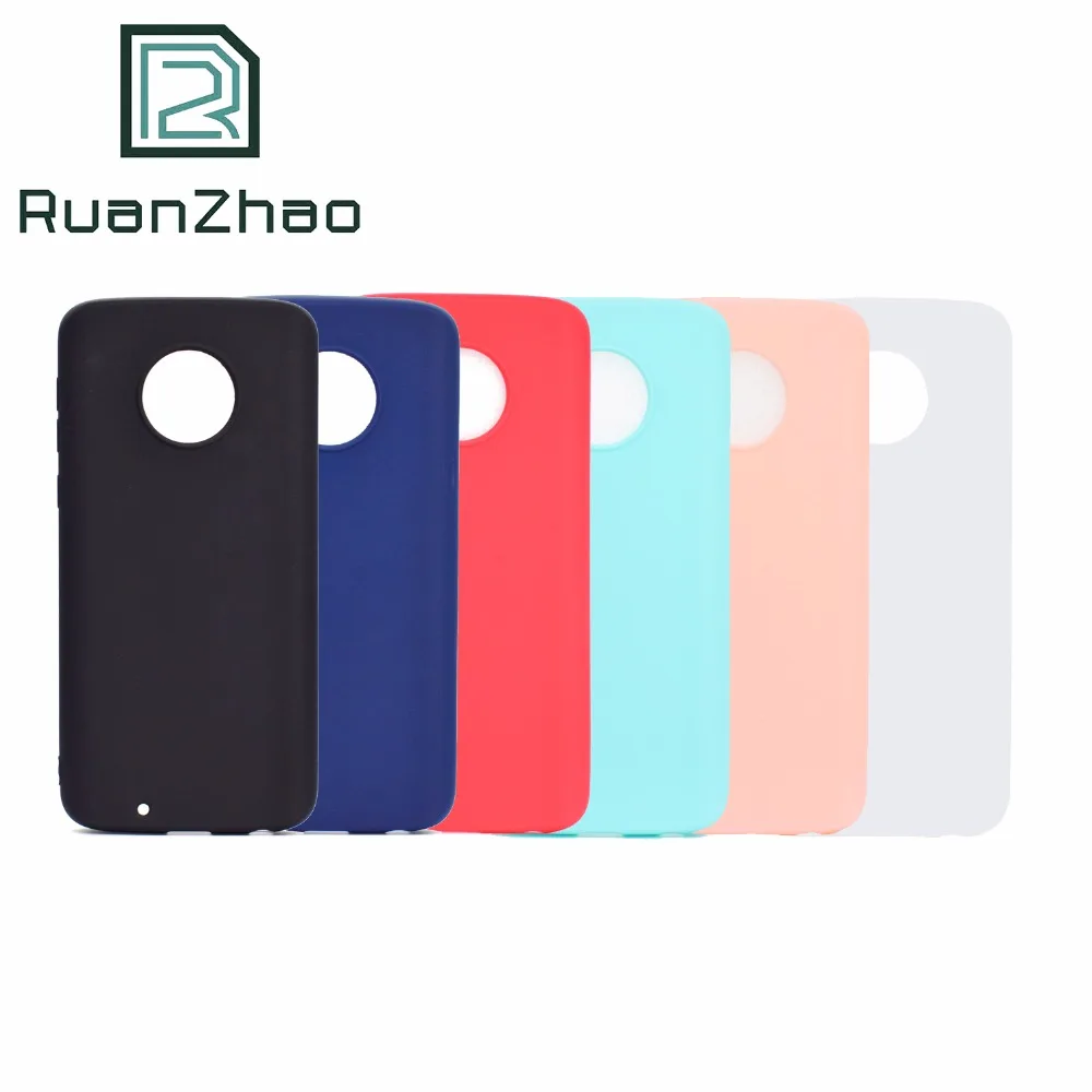 

RUANZHAO Coque For Motorola Moto G5 G6 plus Ultra Thin Silicone Soft TPU Case For Moto G5plus Cover For Moto G6plus phone Cases